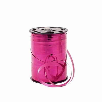 Gifts - Fuchsia mirror-effect ribbon - 250m - LAVAL 1878