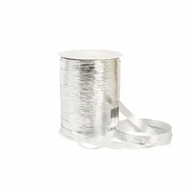 Cadeaux - Bolduc brillant miroir strié argent - 250m - LAVAL 1878