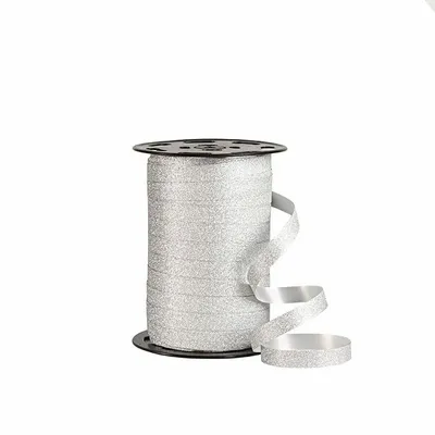 Cadeaux - Bolduc argent pailleté - 100m - LAVAL 1878