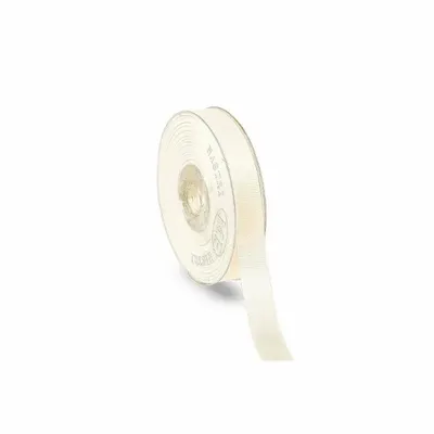 Gifts - Off-white grosgrain synthetic ribbon - 20m - LAVAL 1878