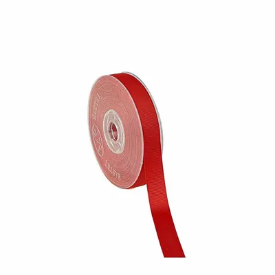 Cadeaux - Ruban synthétique gros grain rouge - 20m - LAVAL 1878