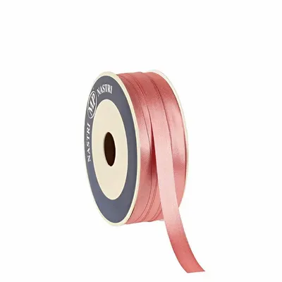 Gifts - Dark pink satin-look synthetic ribbon - 100m - LAVAL 1878