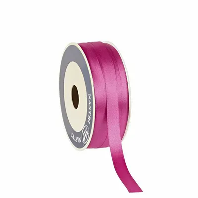 Cadeaux - Ruban synthétique aspect satin rose fuchsia - 100m - LAVAL 1878