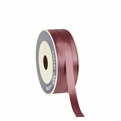 Cadeaux - Ruban synthétique aspect satin prune - 100m - LAVAL 1878