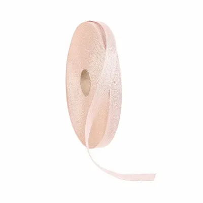 Gifts - Gold and light pink glitter ribbon - 50m - LAVAL 1878