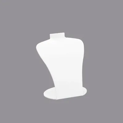 Cadeaux - Buste collier plexi blanc mat, 13,5 x H 16cm - LAVAL 1878