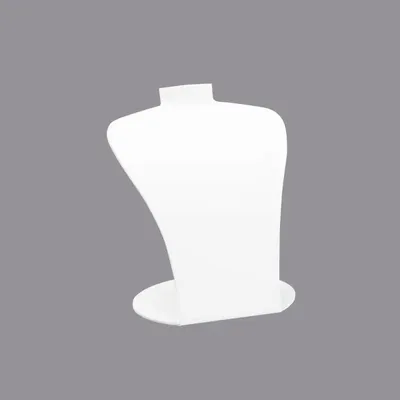 Gifts - Matte white plexiglass bust with necklace, 16 x H 18cm - LAVAL 1878