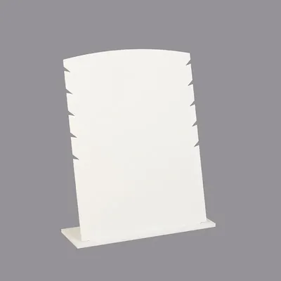 Cadeaux - Présentoir NOMADE plexi blanc mat 5 chaînes/bracelets, 20 x H 27cm - LAVAL 1878