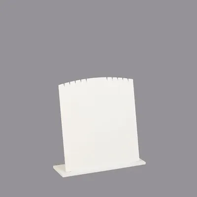 Cadeaux - Présentoir NOMADE plexi blanc mat 5 chaînes/bracelets, 16,5 x H 18,5cm - LAVAL 1878