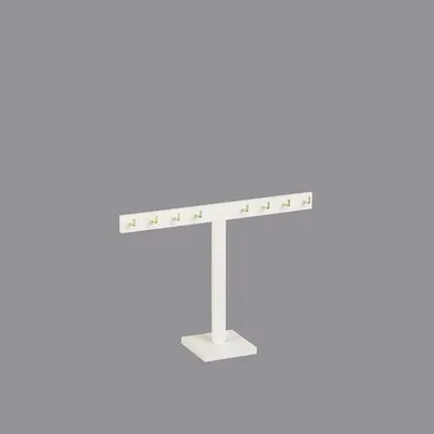 Gifts - NOMADE display stand for 8 pairs of earrings in matte white plexiglass - LAVAL 1878