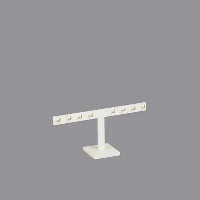 Gifts - NOMADE display stand for 8 pairs of earrings in matte white plexiglass - LAVAL 1878