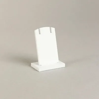 Gifts - NOMADE display stand, matte white plexiglass, 1 pair of earrings with slots, 3 x H 5.5cm - LAVAL 1878