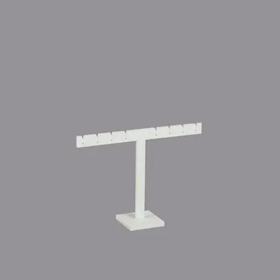 Gifts - Matte white plexiglass display stand for 4 pairs of stud earrings - LAVAL 1878