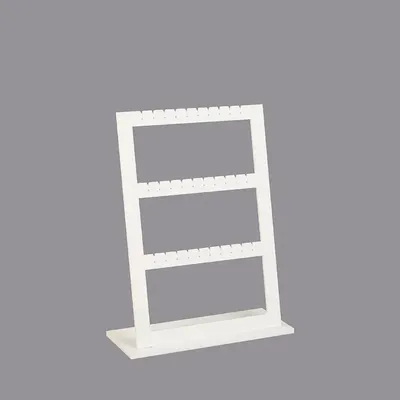Gifts - NOMADIC display stand for 15 pairs of earrings, matte white plexiglass, 23cm high - LAVAL 1878