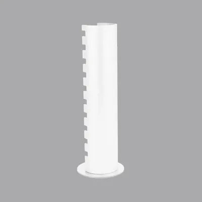 Cadeaux - Présentoir tube 10 bracelets PMMA blanc , diam. 6,5cm - LAVAL 1878