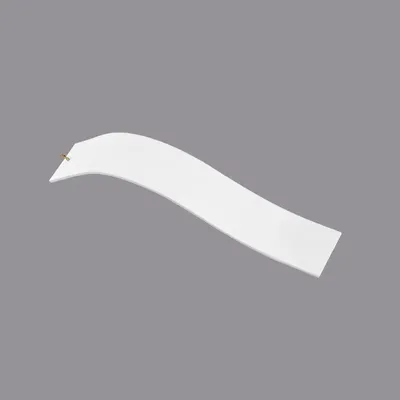 Cadeaux - Présentoir bracelet vague plexi blanc mat, L 24 cm - Crochet droit - LAVAL 1878