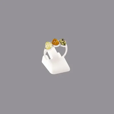 Gifts - Matte white plexiglass ring studs - LAVAL 1878