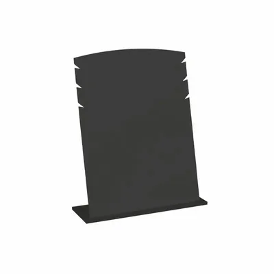 Cadeaux - Présentoir NOMADE 3 chaînes/bracelets plexi noir mat - encoches côtés - LAVAL 1878