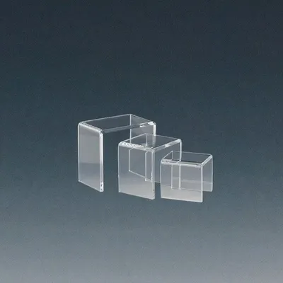 Gifts - Set of 3 small nesting tables in transparent plexiglass, H 3 - 4 - 5cm - LAVAL 1878