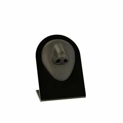 Cadeaux - Présentoir piercings pour nez en silicone et base plexi noir - LAVAL 1878