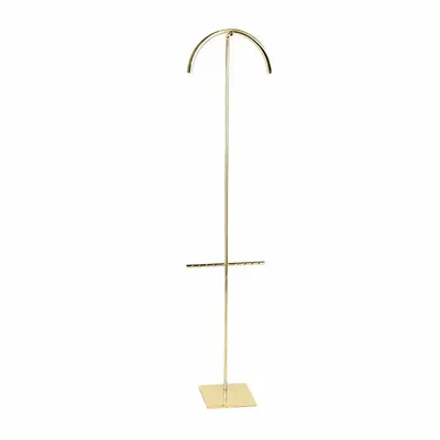 Cadeaux - Présentoir colliers et 4 paires boucles d'oreilles métal doré H 57cm - LAVAL 1878