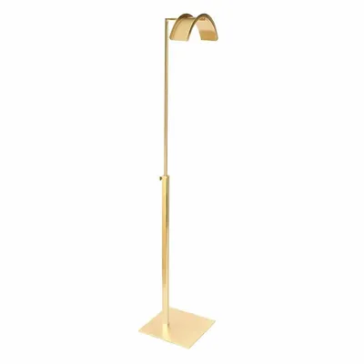 Gifts - Adjustable bag display stand, matte gold metal, H 45.5 to 85.5cm - LAVAL 1878