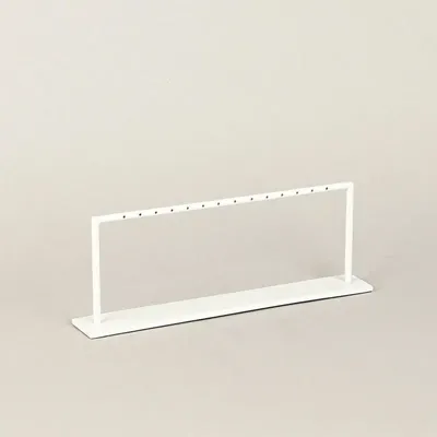 Cadeaux - Présentoir métal blanc mat pour 7 paires de boucles d'oreilles - LAVAL 1878