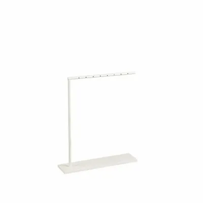Gifts - Display stand for 4 pairs of earrings, matte white metal, 15cm high - LAVAL 1878