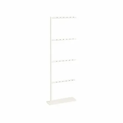 Gifts - Matte white metal display stand with 4 branches for 12 pairs of earrings. - LAVAL 1878
