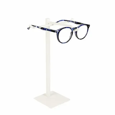Gifts - White metal display stand for 1 pair of glasses, 25cm high - LAVAL 1878