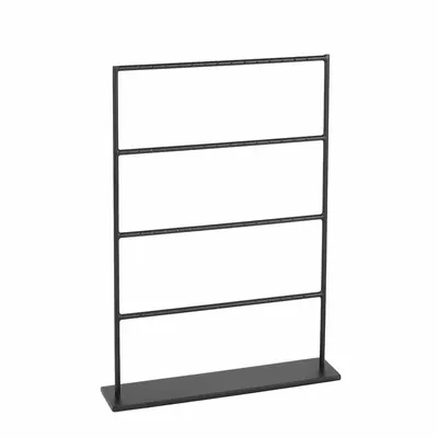 Cadeaux - Présentoir à étage métal noir mat pour 28 paires de boucles d'oreilles - LAVAL 1878