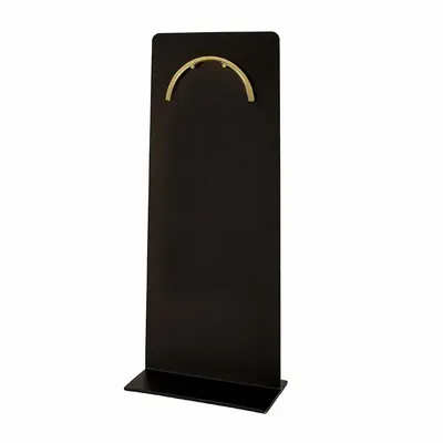 Gifts - Display stand for necklaces and long necklaces in matte black and matte gold metal - H 46.5cm - LAVAL 1878