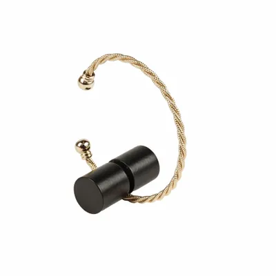 Cadeaux - Présentoir bracelet jonc métal noir mat diam. 1,5cm - LAVAL 1878