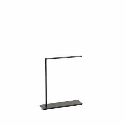 Gifts - Display stand for 4 pairs of earrings, matte black metal, 15cm high - LAVAL 1878