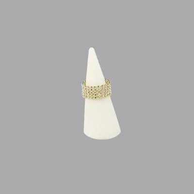 Cadeaux - Cône bague en marbre blanc - diam. 2,5cm (l'unité) - LAVAL 1878
