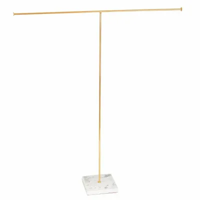 Gifts - Gold-plated metal/marble display stand for necklaces - LAVAL 1878