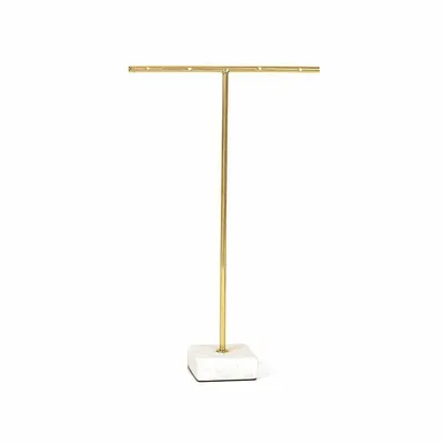 Gifts - Display stand for 2 pairs of gold-tone metal earrings - LAVAL 1878