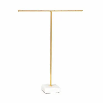 Gifts - Display stand for 8 pairs of gold-tone metal earrings - LAVAL 1878