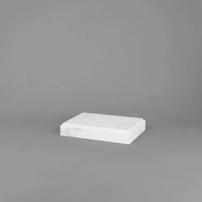 Gifts - White marble display tray - 23 x 17 x H 3.5 cm - LAVAL 1878