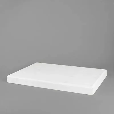 Gifts - White marble display shelf - 46 x 34 x H 3.5 cm - LAVAL 1878