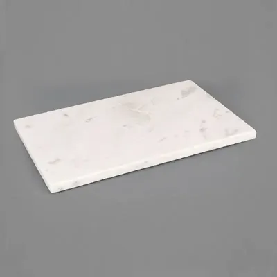Gifts - White marble presentation plaque, 33.2 x 22.1 x H 1.5cm - LAVAL 1878