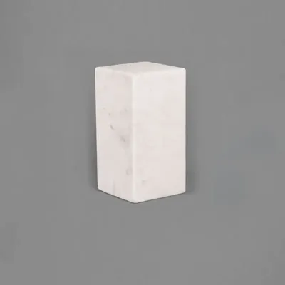 Gifts - White marble display case - 8 x 8 x H 16 cm - LAVAL 1878