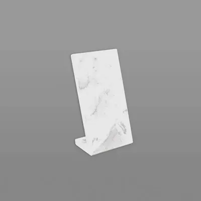 Gifts - White marble flat display stand - LAVAL 1878