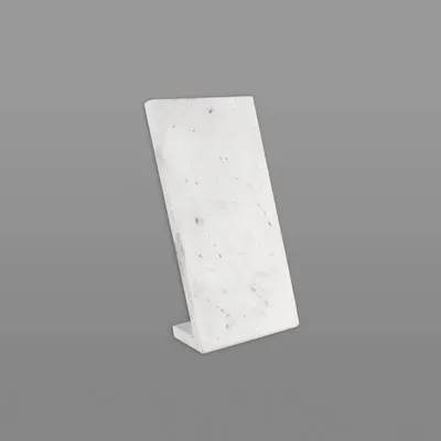 Gifts - White marble flat display stand - necklaces - LAVAL 1878