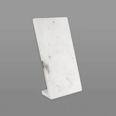 Gifts - White marble flat display stand - necklaces - LAVAL 1878