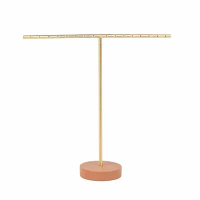 Cadeaux - Présentoir tige 8 paires boucles d'oreilles métal doré mat - LAVAL 1878