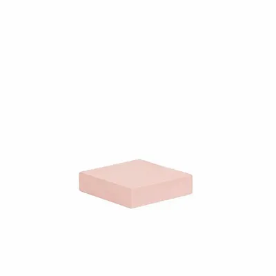 Gifts - Display volume in patinated pink concrete, 10 x 10 x H 2.5cm - LAVAL 1878