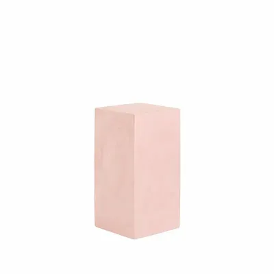 Gifts - Display case in painted pink patinated wood (MDF), 10 x 10 x H 20cm - LAVAL 1878