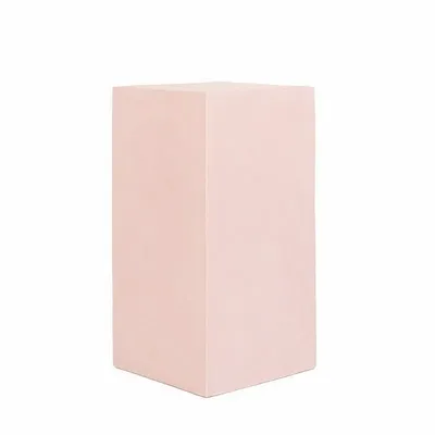 Gifts - Display case in painted pink patinated wood (MDF), 15 x 15 x H 30cm - LAVAL 1878