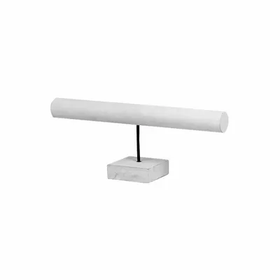 Gifts - Bracelet display stand on a white patinated Jempinis wood base, 40 x H15cm - LAVAL 1878